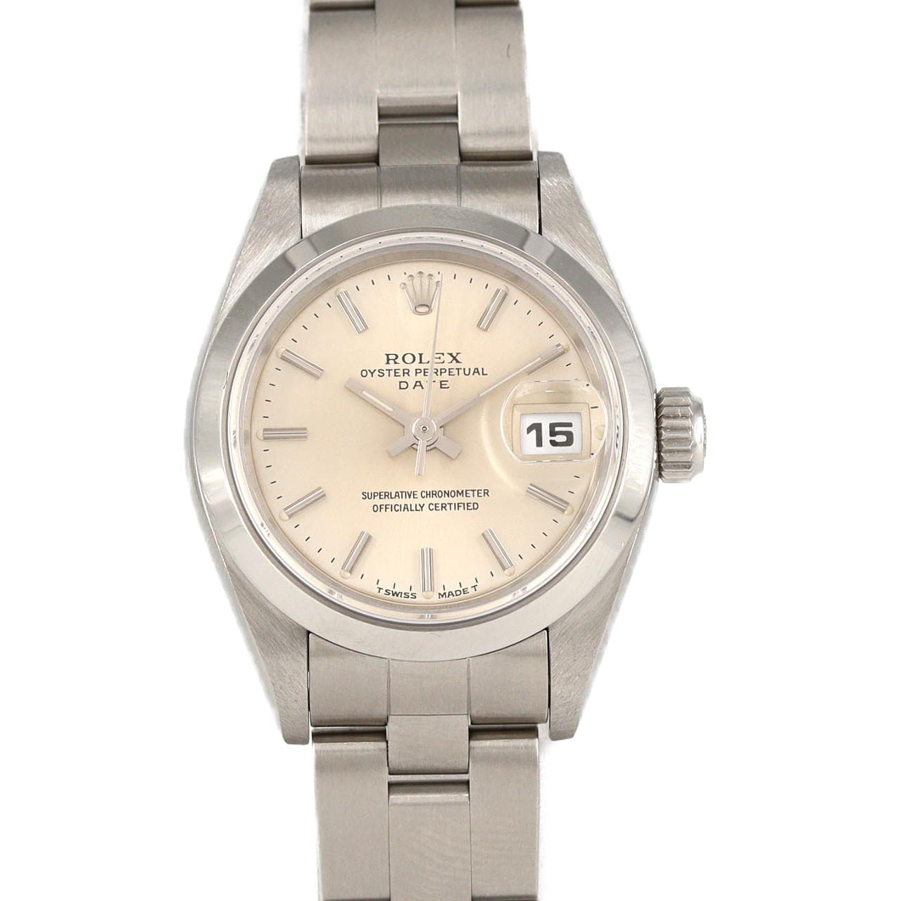 ロレックス オイスターパーペチュアルデイト 69160 SS 自動巻 T番