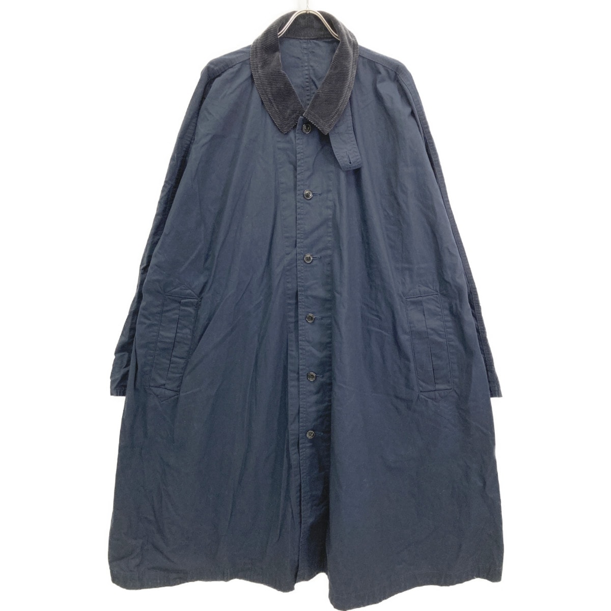 ポータークラシック PC-057-1720 ネイビー パラフィンコーデュロイスウィングコート 4