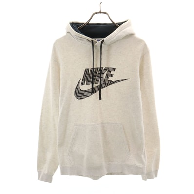 NIKE ナイキ 長袖 スウェットパーカー M グレー 裏起毛