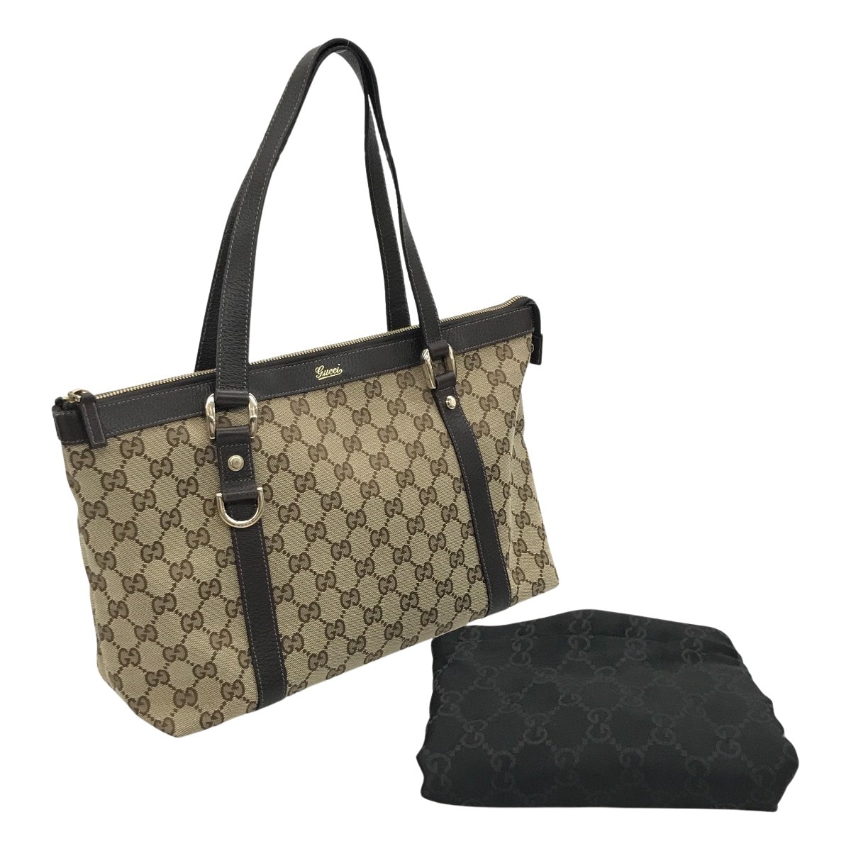 GUCCI グッチ トートバッグ GG 141470 ブラウン×ベージュ
