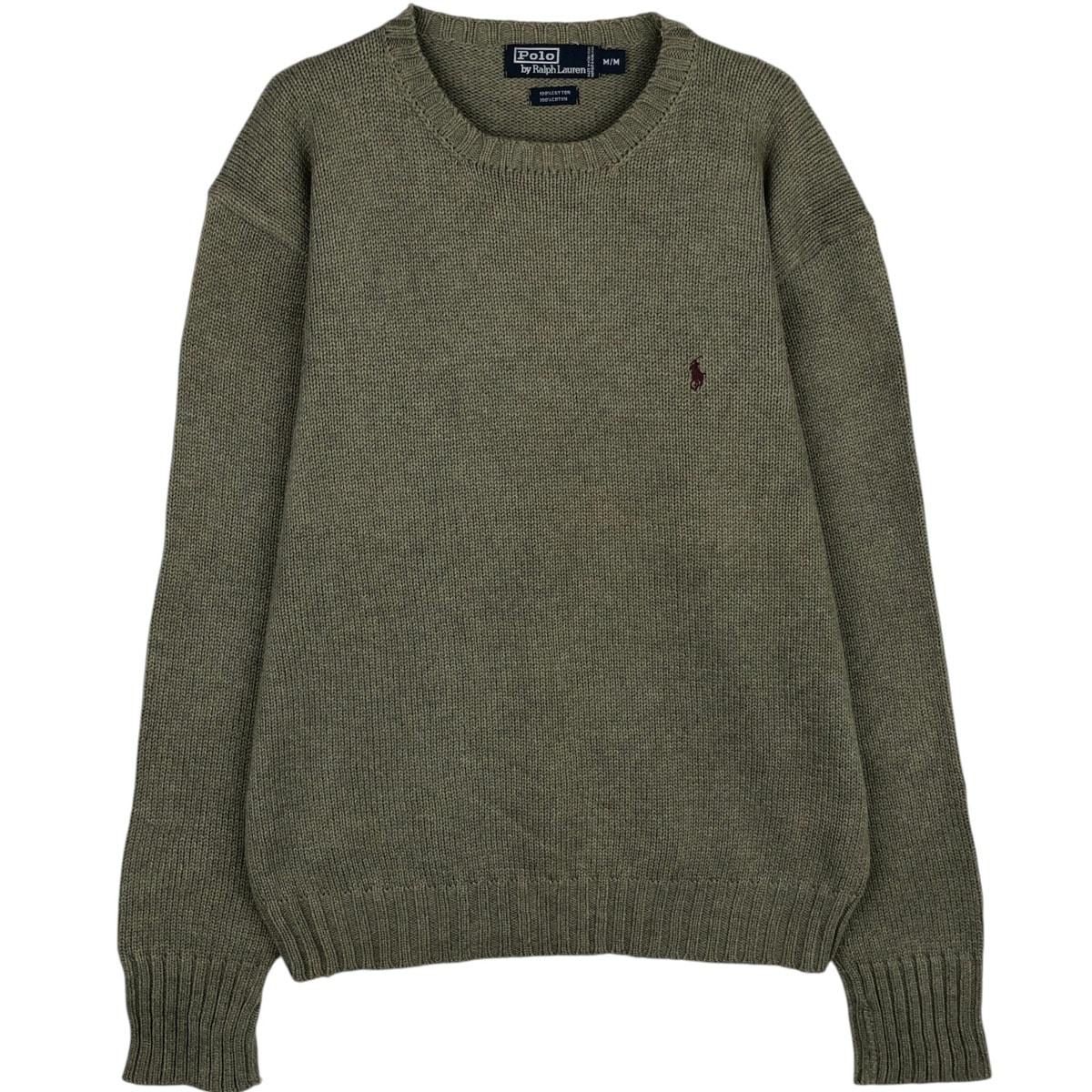 古着 ラルフローレン Ralph Lauren POLO by Ralph Lauren コットンニットセーター メンズM相当/eaa637161