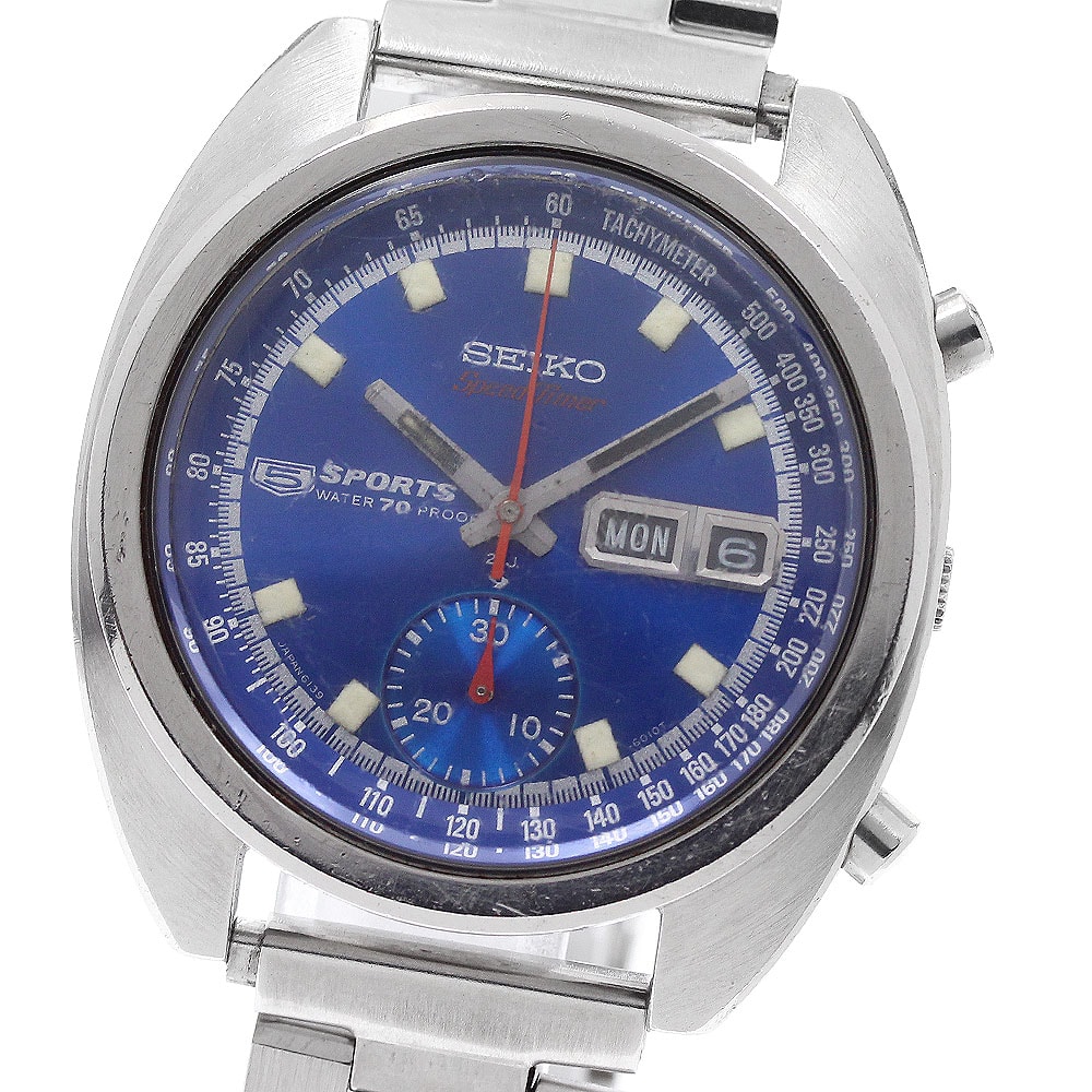 セイコー 5スポーツ スピードタイマー  6139-6010 メンズ 【中古】
