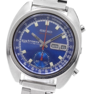 セイコー 5スポーツ スピードタイマー 6139-6010 メンズ 【中古】