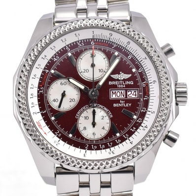 ブライトリング BREITLING A13362 ベントレーGT クロノグラフ 自動巻き メンズ 箱付き H#144733