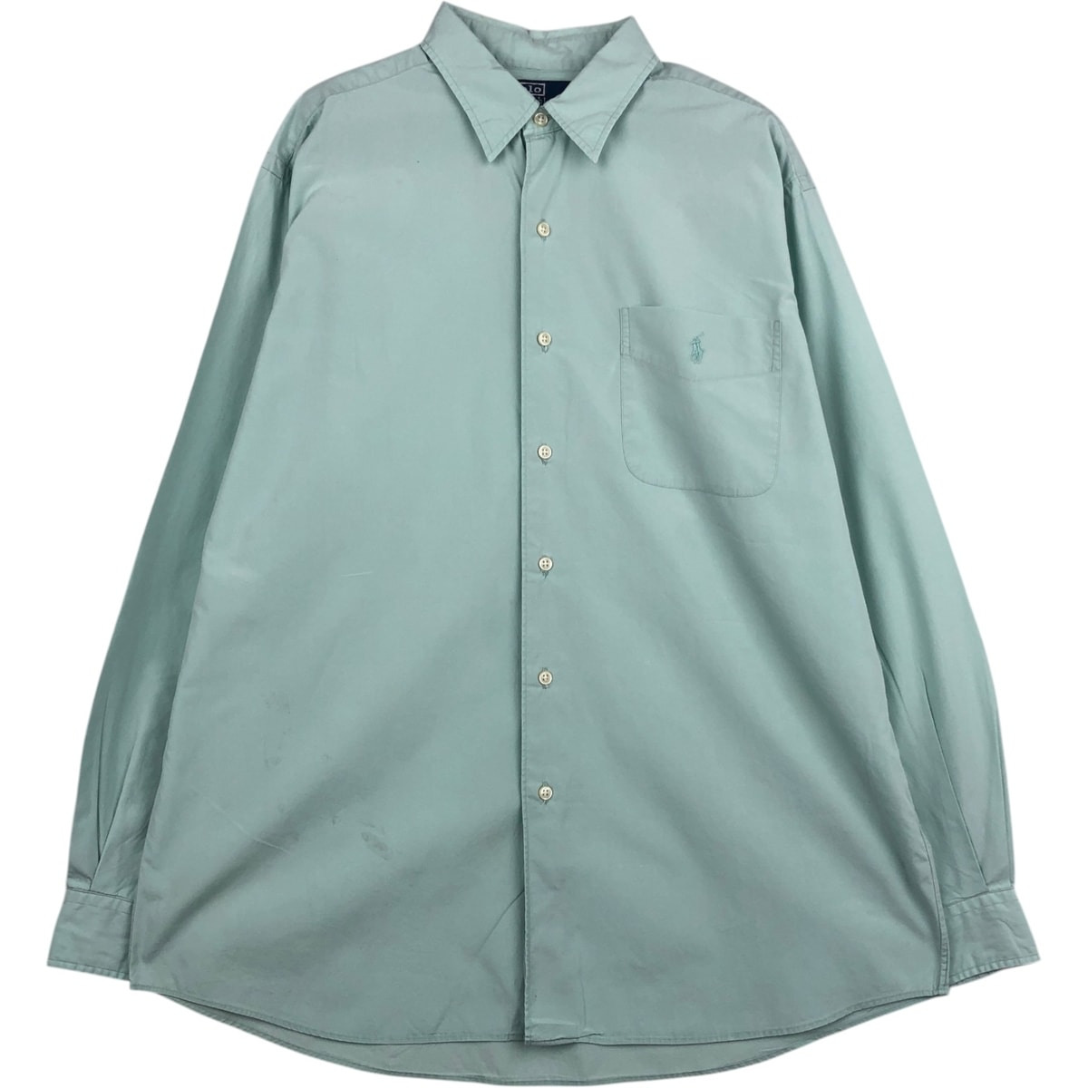 古着 ラルフローレン Ralph Lauren POLO by Ralph Lauren MARLOWE 長袖 コットンシャツ メンズL相当/eaa628572