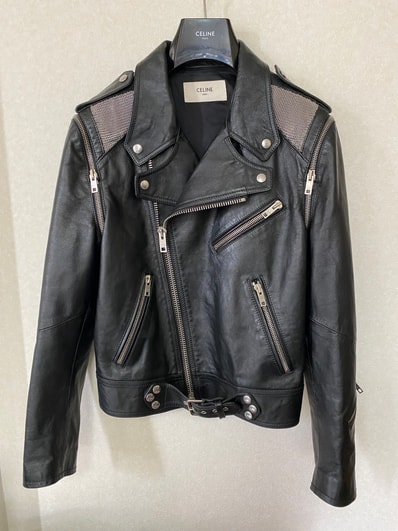 希少 新品未使用 エディ期 CELINE ライダース 19AW サイズ48 レザージャケット