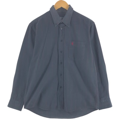 古着 ラルフローレン Ralph Lauren 長袖 ボタンダウンストライプシャツ メンズL相当/eaa472558