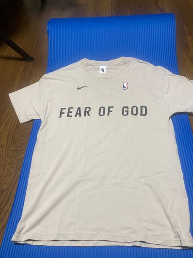 FEAR OF GOD / Nike Warm Up T-Shirt "Oatmeal"