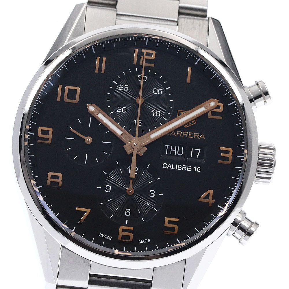 ☆良品 タグホイヤー カレラ キャリバー16 CV2A1AB メンズ 【中古】