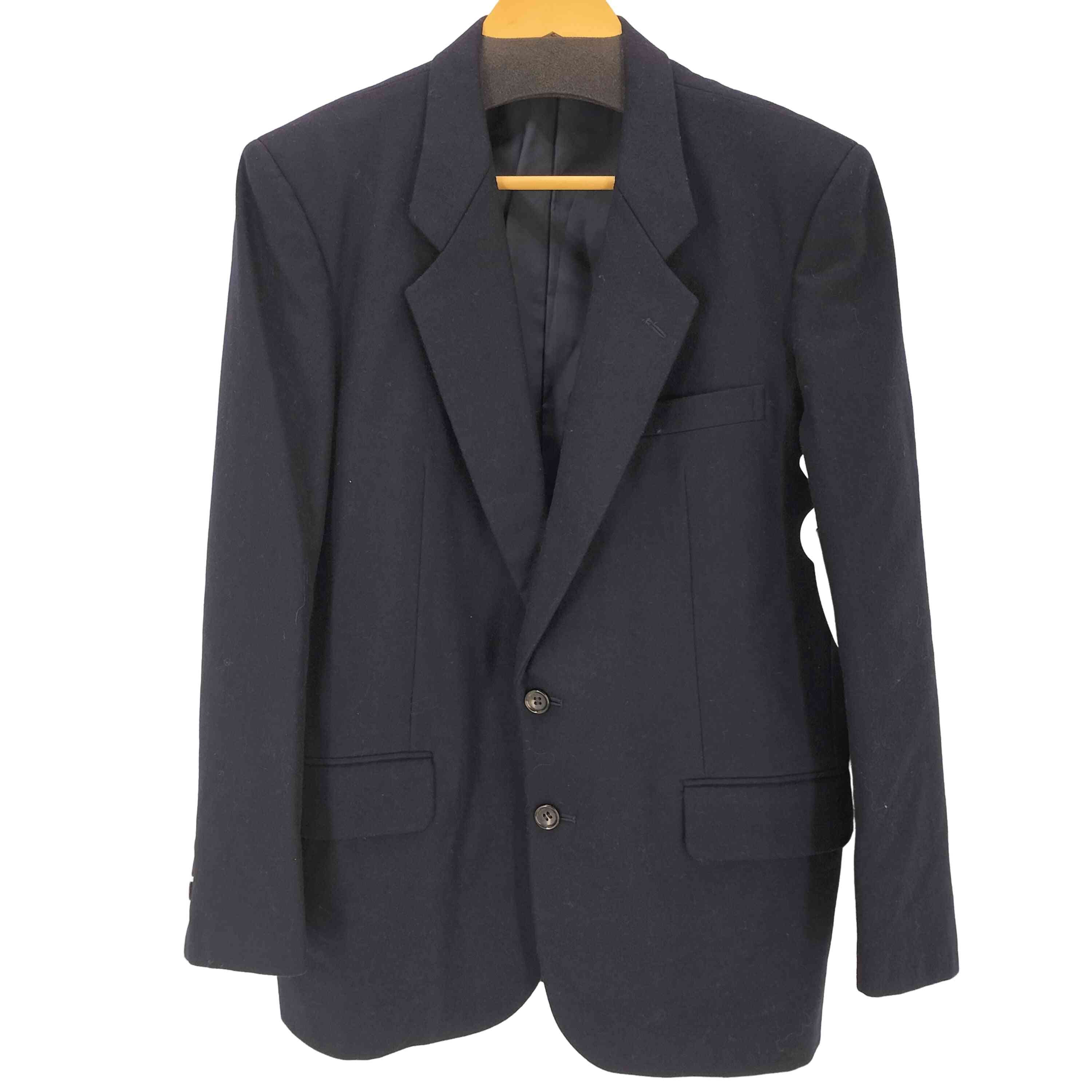 70-80s デカオム 2B ウールテーラードジャケット【1142569579005】