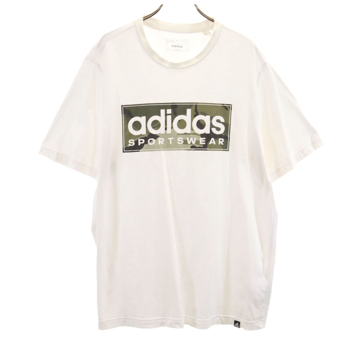 adidas アディダス 半袖 Tシャツ 2XL ホワイト