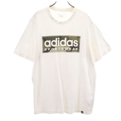 adidas アディダス 半袖 Tシャツ 2XL ホワイト