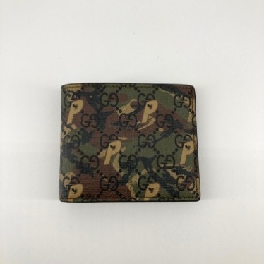 GUCCI(グッチ) ×PALACE SKATEBOARDSコラボ パレス グッチ 723149 二つ折り財布 迷彩