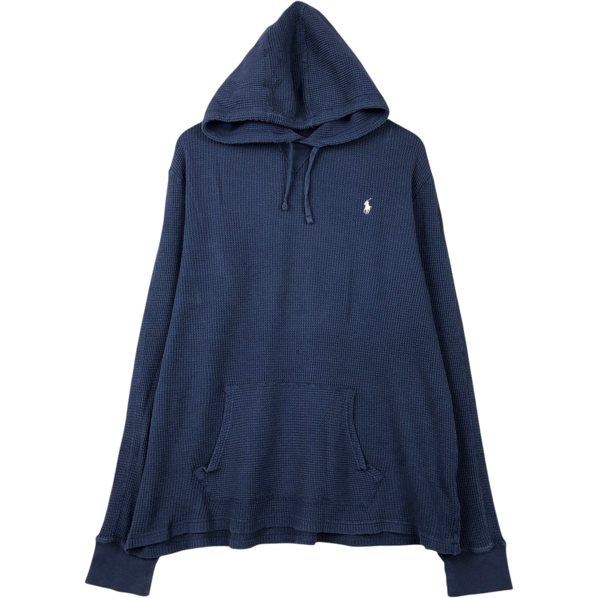 古着 ラルフローレン Ralph Lauren POLO RALPH LAUREN フード付き サーマルロンT ワッフル メンズXL相当/eaa662419
