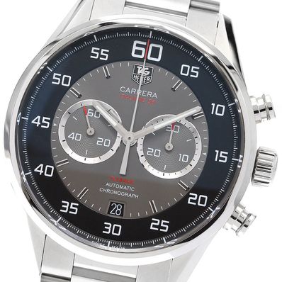 ☆美品 タグホイヤー カレラ キャリバー36 フライバック メンズ 【中古】