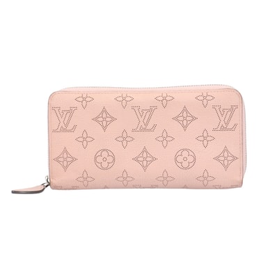 Louis Vuitton Zippy Wallet Mahina Leather "Magnolia"