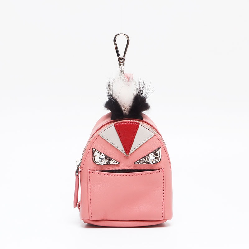 フェンディ FENDI モンスターバッグチャーム バグス キーホルダー ポーチ【中古】