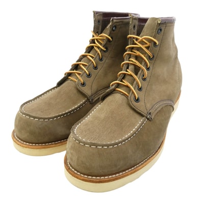 RED WING レッドウィング ブーツ 2877 USA製 2000年限定 アイリッシュセッター 羽タグ モックトゥ スエード レザー ワークブーツ ブラウン系 US10【中古】