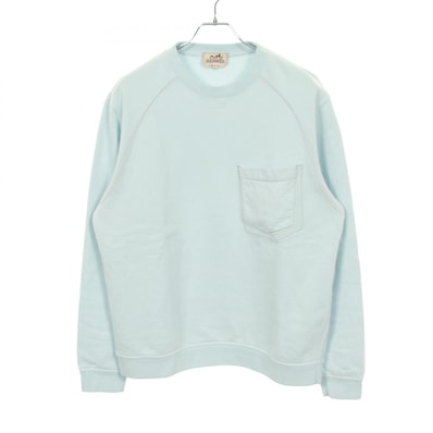 エルメス HERMES スウェット 衣料品 トップス コットン レディース ブルー系 【中古】