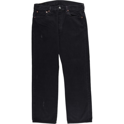 古着 リーバイス Levi's 501 ブラックデニム ストレートデニムパンツ メンズw35相当/eaa573829
