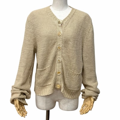 極美品 メゾンマルジェラ10 カーディガン ベージュ S S51HP0004