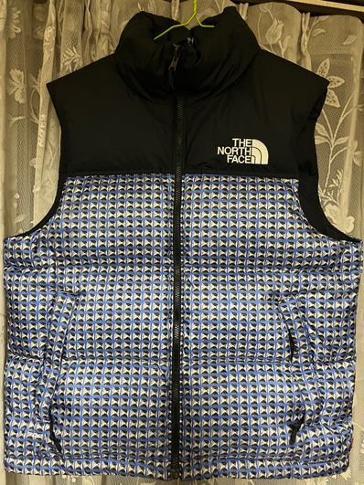 Supreme x The North Face Studded Nuptse Vest "Royal"
