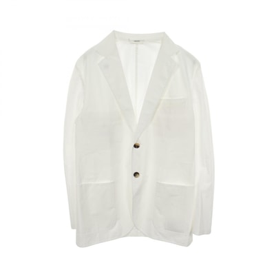 エルメス HERMES テーラードジャケット 衣料品 アウター コットン ホワイト メンズ ホワイト系 【中古】