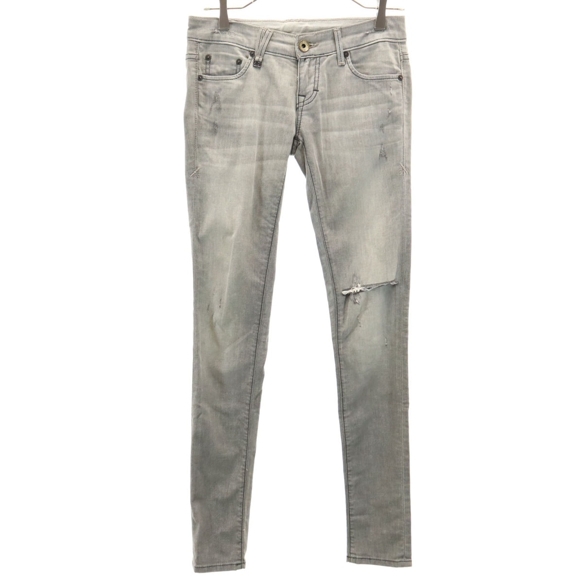 ARMANI EXCHANGE アルマーニエクスチェンジ USA製 スキニーデニムパンツ グレー系