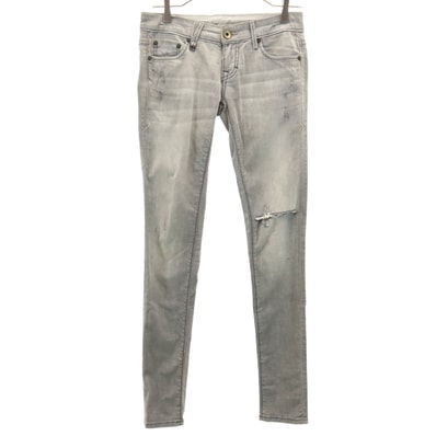 ARMANI EXCHANGE アルマーニエクスチェンジ USA製 スキニーデニムパンツ グレー系