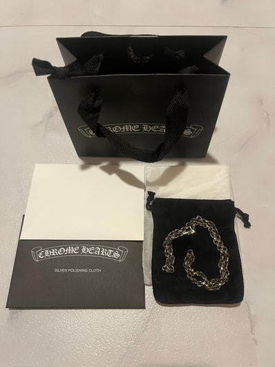 Chrome Hearts Paper Chain Necklace "Silver"