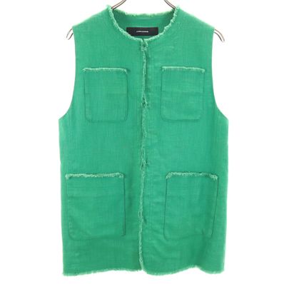 JOURNAL STANDARD ジャーナルスタンダード リネンブレンド ベスト グリーン