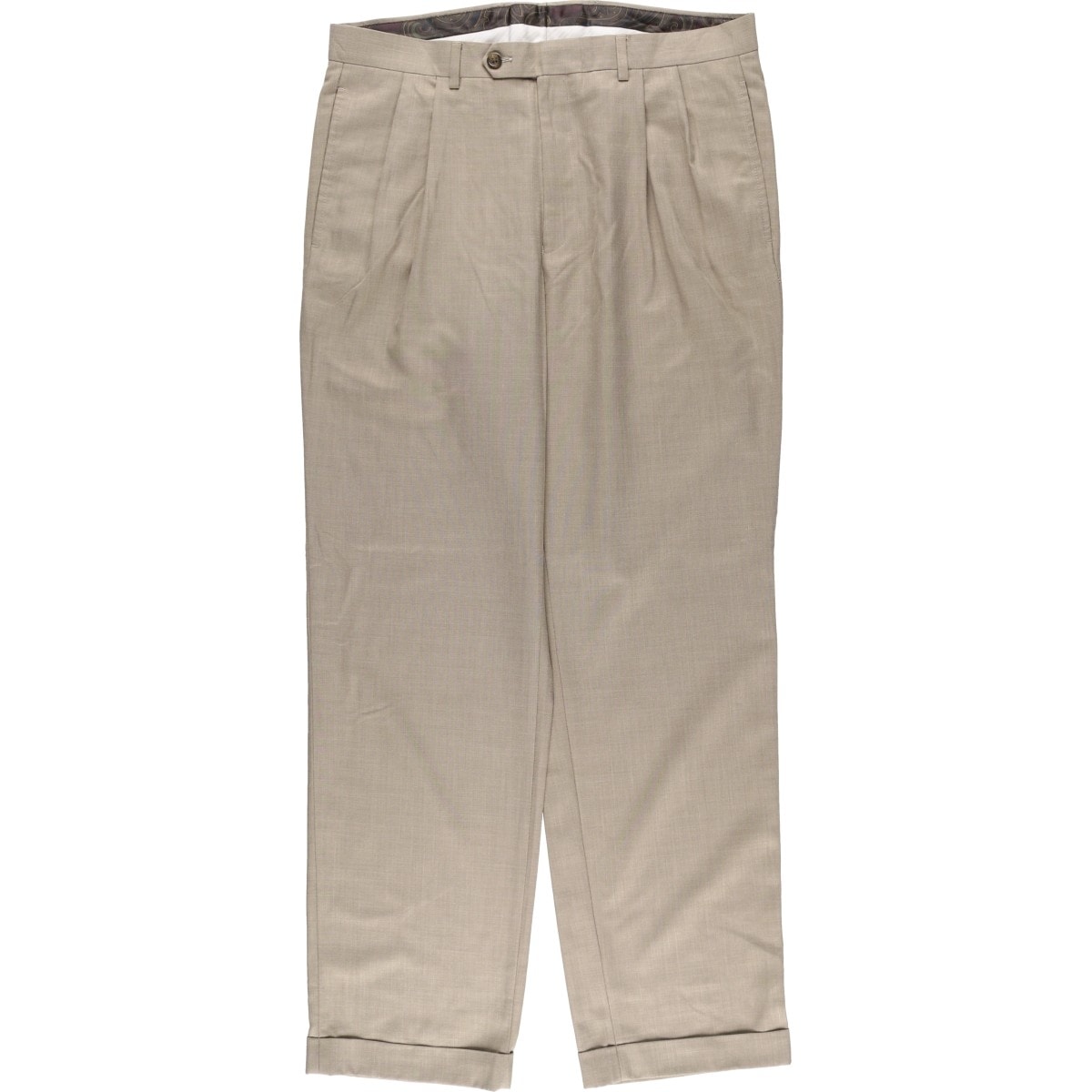 古着 ラルフローレン Ralph Lauren POLO RALPH LAUREN ツータック スラックスパンツ メンズw35相当/eaa569270