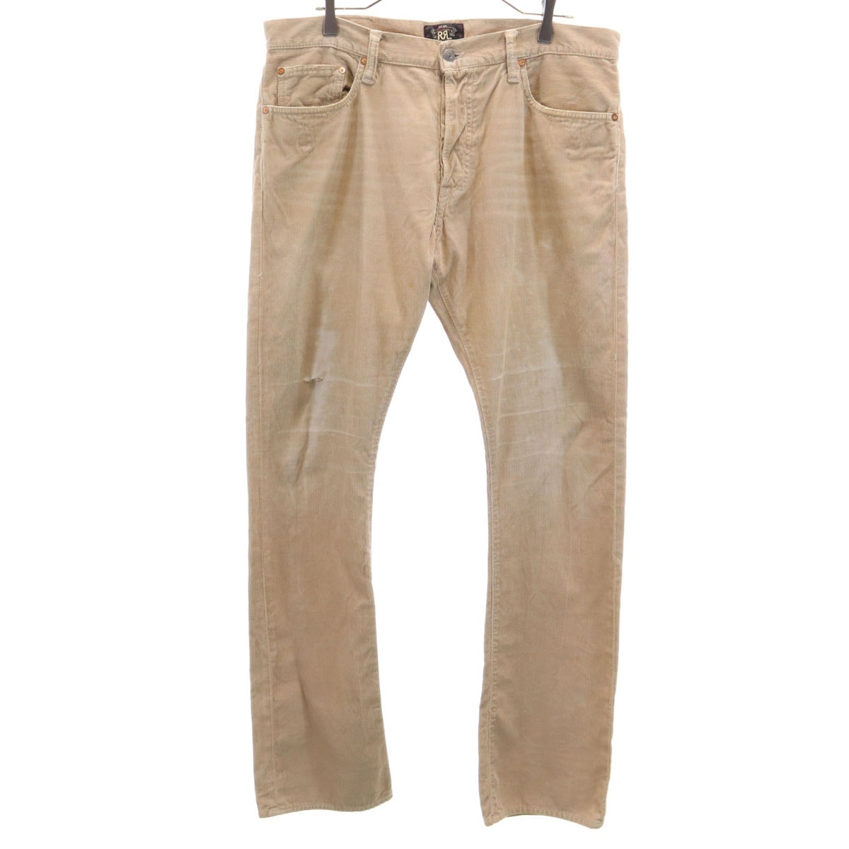 ダブルアールエル RRL USA製 コーデュロイパンツ W35 ベージュ RALPH LAUREN ラルフローレン