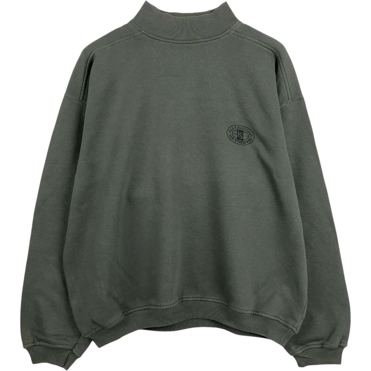 古着 リーバイス Levi's ALL AMERICAN LEVI STRAUSS & CO. ハイネック ロゴスウェットシャツ トレーナー メンズXL相当/eaa681559