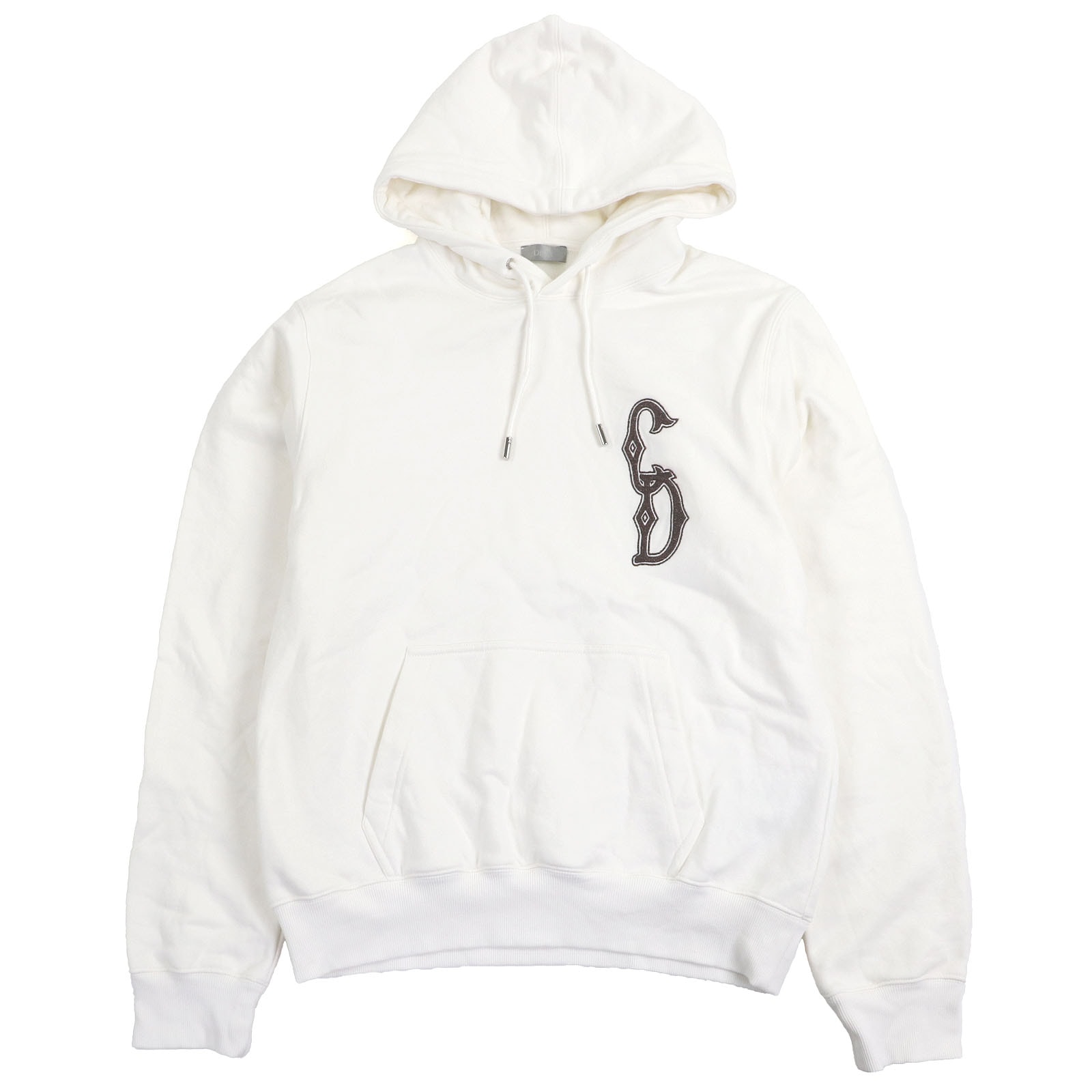 美品 ディオール オム パーカー ホワイト メンズ M 343J698A0531