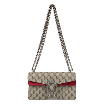 グッチ ミディアム ディオニュソス ショルダーバッグ GGスプリームキャンバス 499623 ベージュ レディース GUCCI 中古