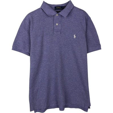 古着 ラルフローレン Ralph Lauren POLO RALPH LAUREN CUSTOM SLIM FIT 半袖 ポロシャツ メンズL相当/eaa643543