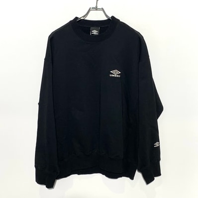 ssstein x UMBRO High Gauge Cotton Sweat LS "Black"
