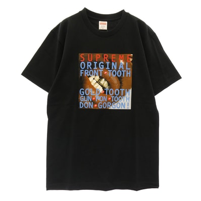 Supreme シュプリーム Tシャツ 15SS Gold Tooth Tee ゴールド トゥース ティー プリント 半袖 Tシャツ カットソー ブラック系 M【新古品】【未使用】【中古】