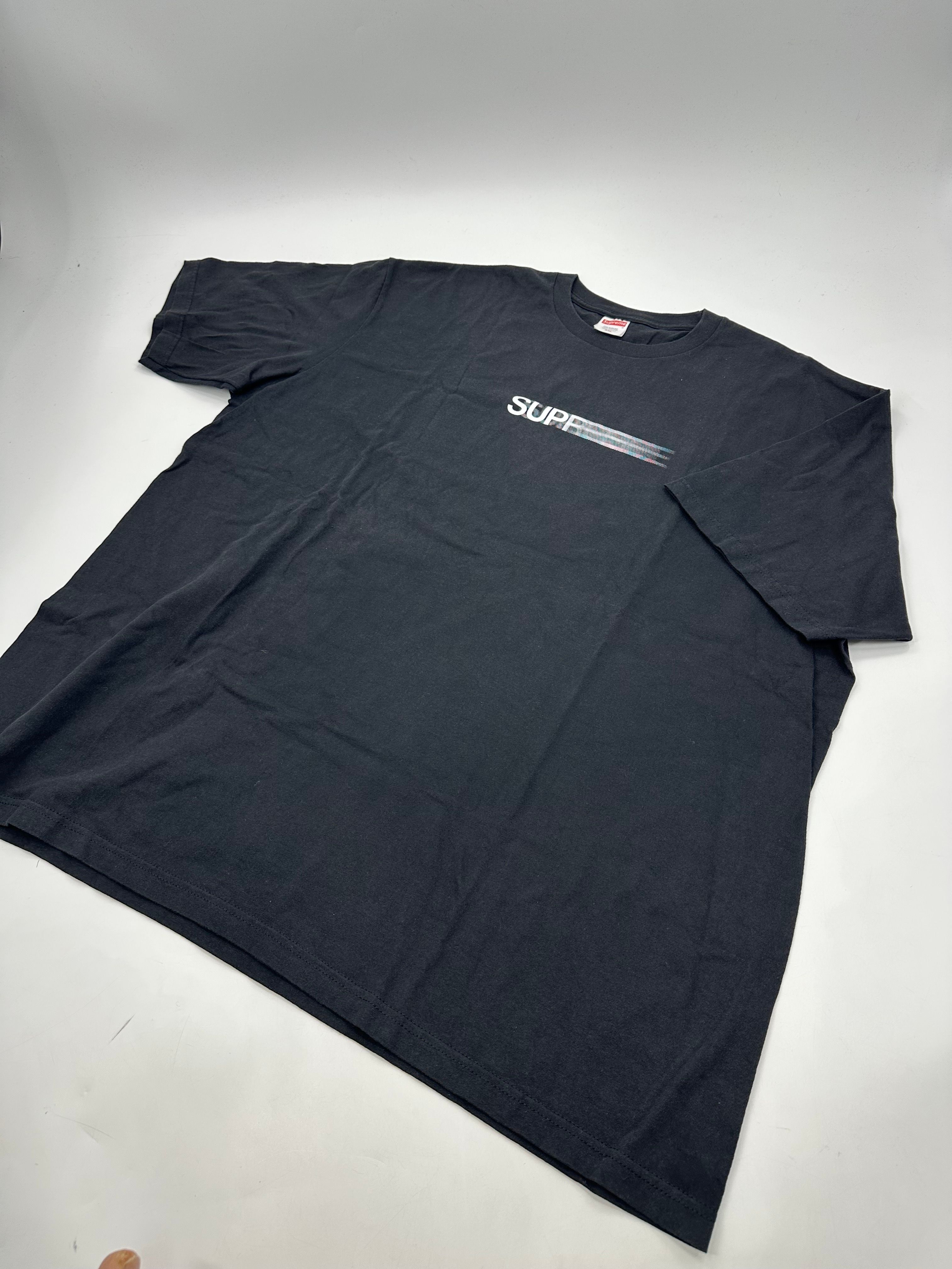 シュプリーム モーション ロゴ Tシャツ "ブラック" (23SS)