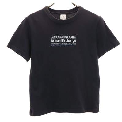 ARMANI EXCHANGE アルマーニエクスチェンジ 90s オールド 半袖 Tシャツ ブラック