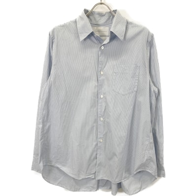 フミト ガンリュウ FU5-SH-02 ストライプ 長袖シャツ/ 2