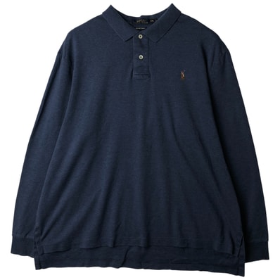 古着 ラルフローレン Ralph Lauren POLO RALPH LAUREN 長袖 ポロシャツ メンズXXL相当/eaa617119