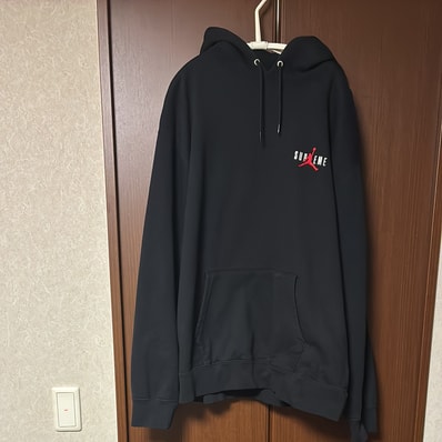 Supreme x Jordan Hooded Sweatshirt "Black"