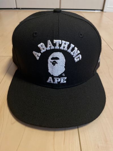 A BATHING APE CAP (BLACK)