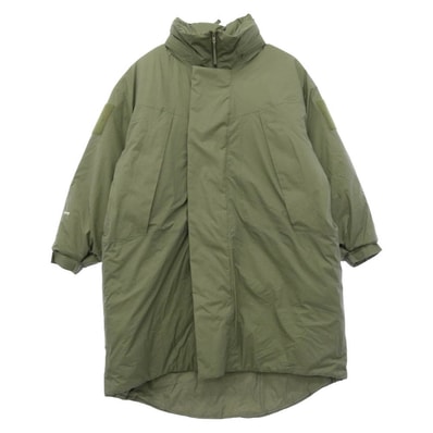 HYKE ハイク 23AW 17384 PERTEX PUFF COAT ポーラテック 中綿 コート モスグリーン系 XL【中古】