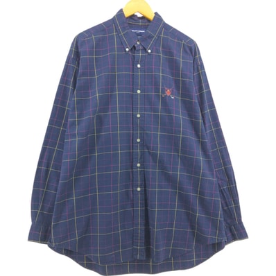 古着 ラルフローレン Ralph Lauren RALPH LAUREN GOLF TILDEN 長袖 ボタンダウンチェックシャツ メンズXL相当/eaa557748
