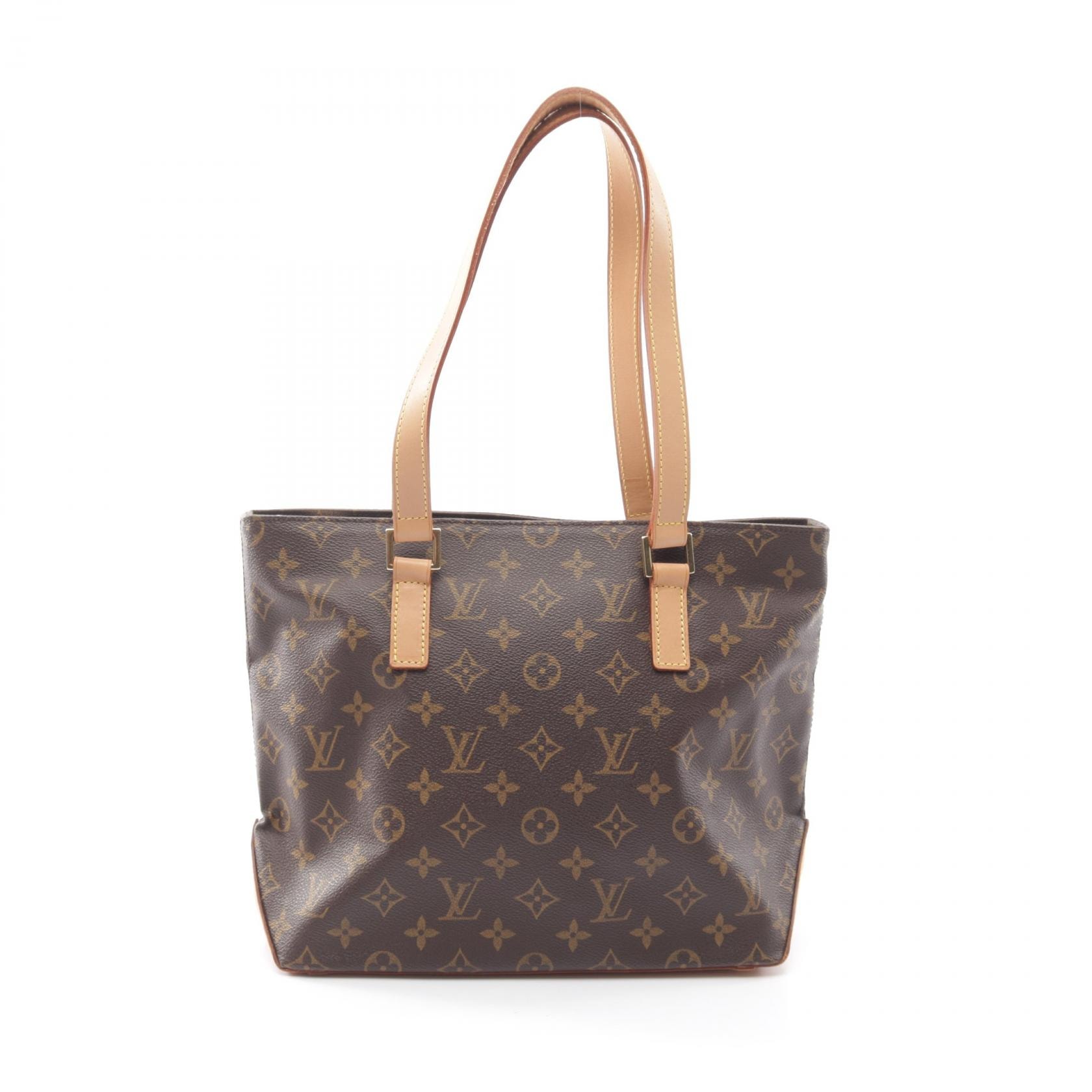 ルイ・ヴィトン LOUIS VUITTON カバピアノ モノグラム ショルダーバッグ バッグ PVCコーティングキャンバス レザー レディース ブラウン系 M51148 【中古】
