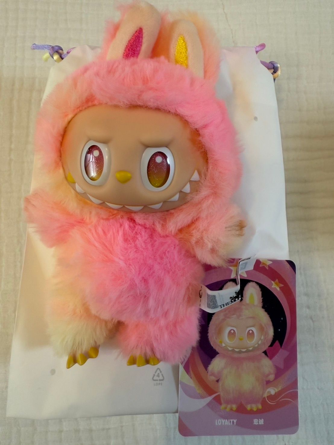 POP MART THE MONSTERS (LABUBU) Big into Energy Series Plush Pendant LOYALTY