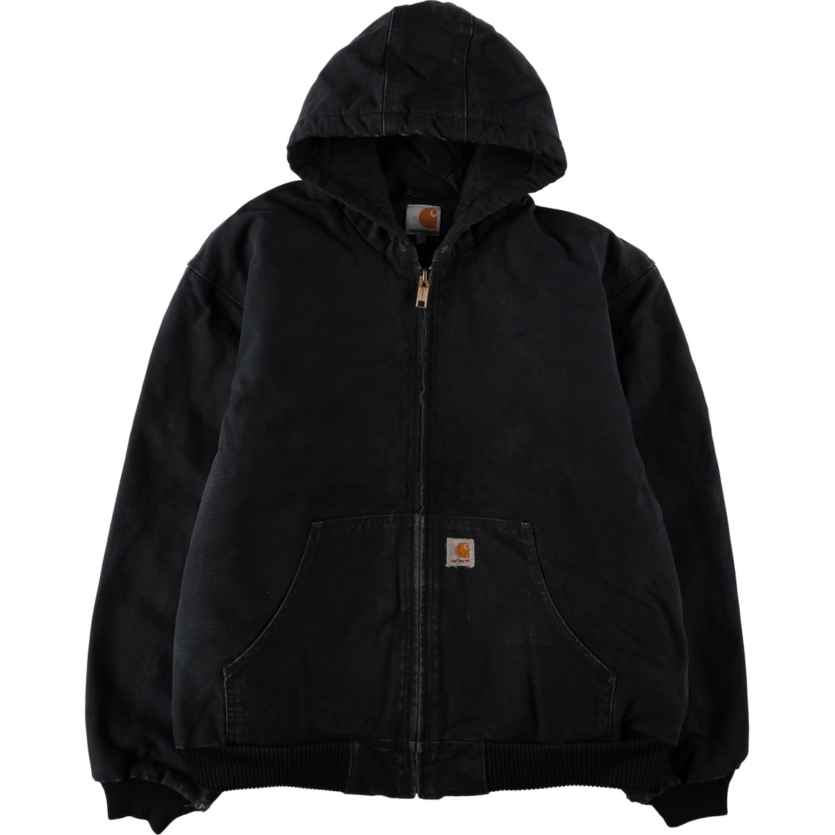 古着 カーハート Carhartt J140 アクティブジャケット ダックフルジップパーカー USA製 メンズXL相当/eaa679084
